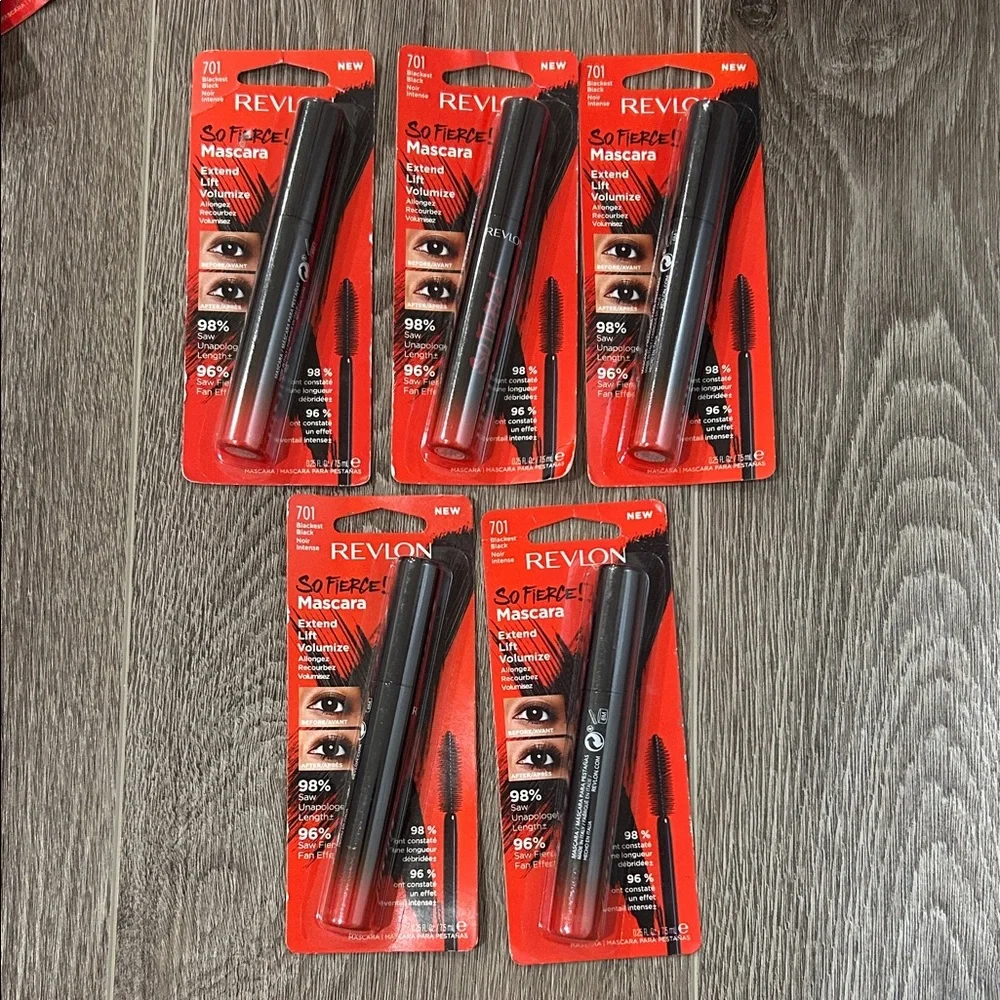 Revlon So Fierce! Mascara Bundle ( blackest black )
